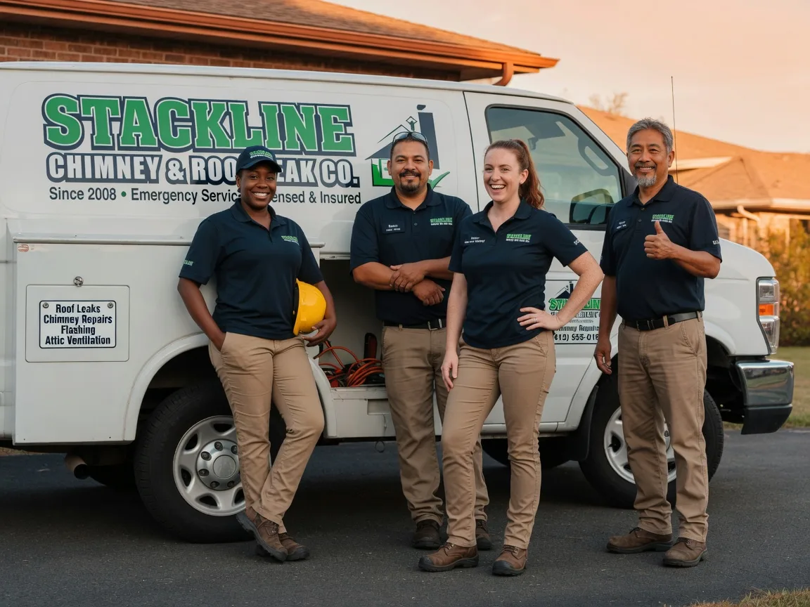 Chimney flashing repair company in Jennings, KS